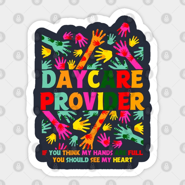 Daycare Provider Tee Appreciation Gift Childcare Sticker by RUS